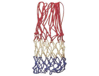 Баскетбольная сетка Atemi T4011N3 60 см, бело-красно-синяя