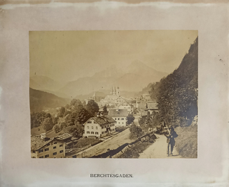 "Berchtesgaden" фотография на картоне 1880-е годы