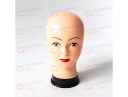 1710 Голова женская с макияжем пластиковая d=530 мм