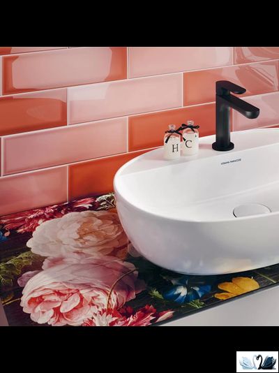 Керамическая плитка Kerama Marazzi Аккорд бордо грань 8.5x28.5 см глянцевый