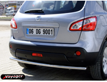 Защита заднего бампера для NISSAN QASHQAI (2007-2014) LINE (Турция)