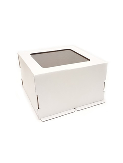 Коробка для торта с/о (белая), 420*420*290мм