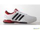 Теннисные кроссовки Adidas Barricade Club All Court (white/red)