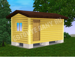 ПЕРЕВОЗНАЯ БАНЯ ДЛЯ ДАЧИ 5х2,3