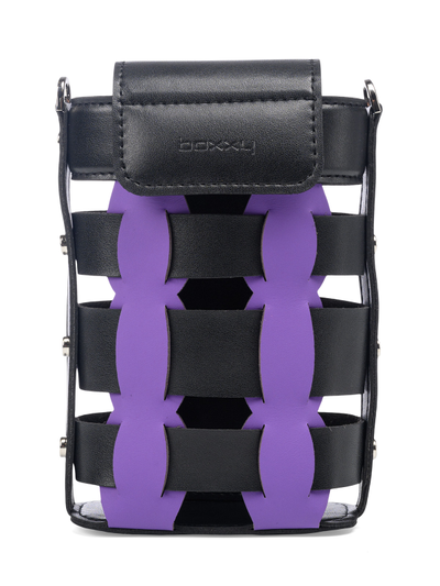 Мини-сумка 118	Черный Пурпурный