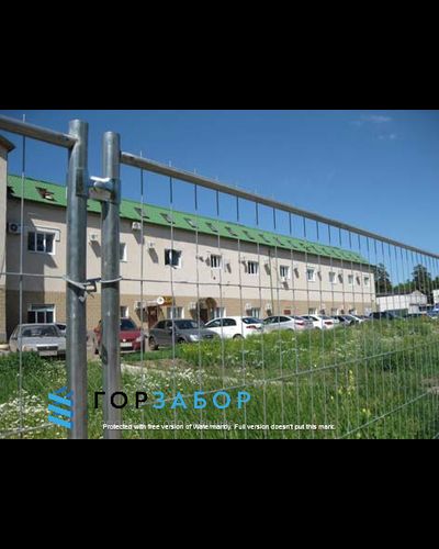 Ворота распашные для строительного ограждения