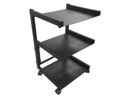 Стол татуировщика Е образный металлический с бортами