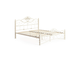 Кровать Canzona Wood slat base 160*200 см, дерево гевея/металл, белый/butter white