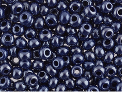 БИСЕР PRECIOSA 10/0 - 50г - 38070 НЕПРОЗРАЧНЫЙ БЛЕСТЯЩИЙ ТЕМНО-СИНИЙ