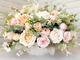 Мини Композиция из искусственных цветов светлая - Нежность сада № М026 - купить в Санкт-Петербурге