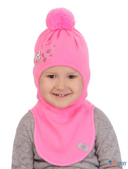 Шапка-шлем "Мелодия" 19202-04, цвет розовый, р. 52-54