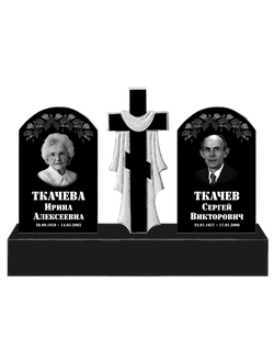 Горизонтальное надгробие семейное