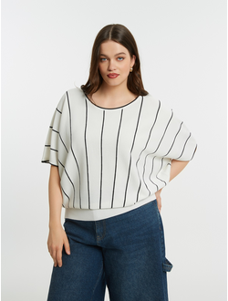 Женская блузка с принтом большого размера в модном бутике XLady