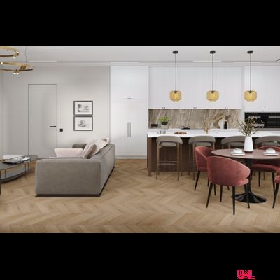 Кварцвиниловая плитка Damy Floor Chevron LVT Сен-Клу / Saint-Cloud DF10-Ch-LVT 43 класс толщина 2.5 мм с фаской клеевая 3.048 м2