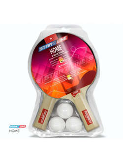 Набор 2 ракетки HOME 1*, 3 мяча Club Select