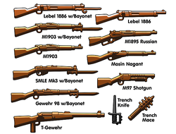 BRICKARMS ОРУЖИЕ ПО ПЕРВОЙ МИРОВОЙ ВОЙНЕ v2 | WW1 Trench Pack v2