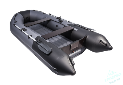 Лодка ПВХ Мастер Лодок Таймень NX2900НДНД "Комби" Графит / Чёрный