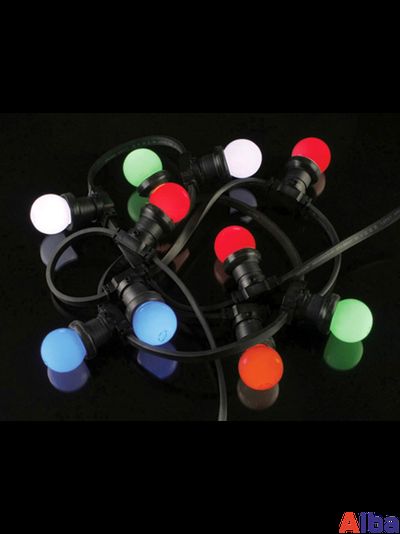 Лампа для Белт-лайта RGB Е27, 1 Вт, d=50 мм