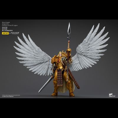 Сангвиний, Примарх Кровавых Ангелов (Warhammer Horus Heresy) - КОЛЛЕКЦИОННАЯ ФИГУРКА 1/18 Blood Angels Sanguinius Primarch of the IX Legion (JT00218) - JOYTOY