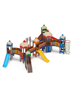 Серия «Карандаши» ДИК 2.26.07 H=1200 пластиковая горка игровой комплекс