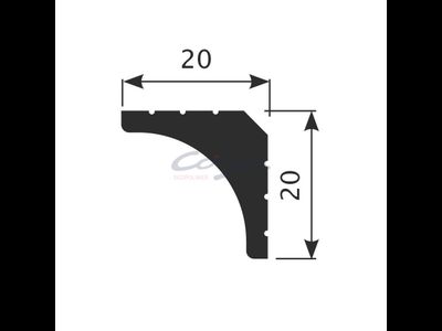Карниз KX021 - 20*20*2000мм