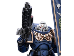 Ультрамарин Примарис знаменосец (Warhammer 40k) - КОЛЛЕКЦИОННАЯ ФИГУРКА 1/18 scale Primaris Ancient Posca (JT2498) - JOYTOY