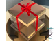Коробка для торта Премиум 235*235*220, золото