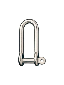 Скоба D-образная длинная из нержавеющей стали 316 Ronstan RF625 9,5мм 60х17мм 3600-5400кг с винтовым пальцем