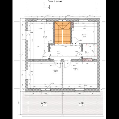 Двухэтажный дом с пятью спальнями 131м² (S104)