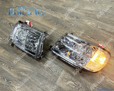 Фары Toyota Land Cruiser 100 светлые