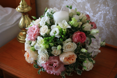 Оформление номера цветами в гостинице № 1491