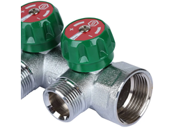 Коллектор регулирующий STOUT 1", 2 отвода 3/4" ЕК (Арт. SMB-6850-013402)