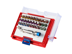 Набор вставок (бит) 1/4", PH, PZ, Hex, Torx, Slotted, 32 предмета МАСТАК 058-10032C