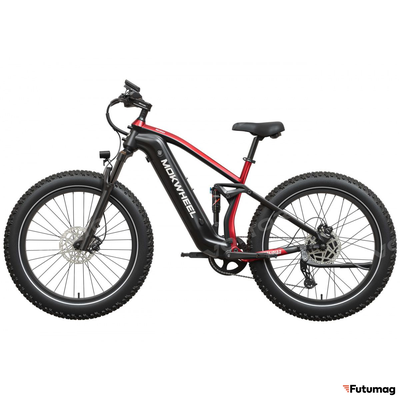 Электровелосипед MOKWHEEL OBSIDIAN 2.0 красный