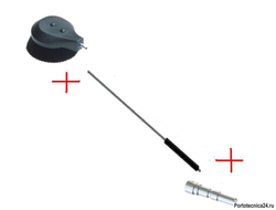 Щетка вращающаяся в сборе 1500мм; вход  ниппель "KW" ARS 25.