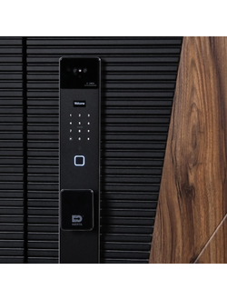 Стальная дверь   Сапсан с зеркалом (биометрический замок Smart lock Y23)