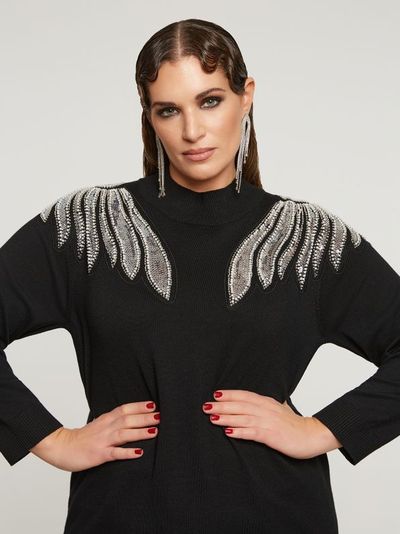 Купить качественный немецкий джемпер с косами для полных женщин в интернет-магазине