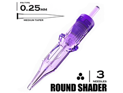 3 RSMT/0.25 - Round Shader Medium Taper "MAST PRO"