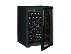 Винный шкаф Eurocave V-Revel-S Стеклянная дверь Full glass,  Стандартная комплектация, поддоны - чёрный глянец