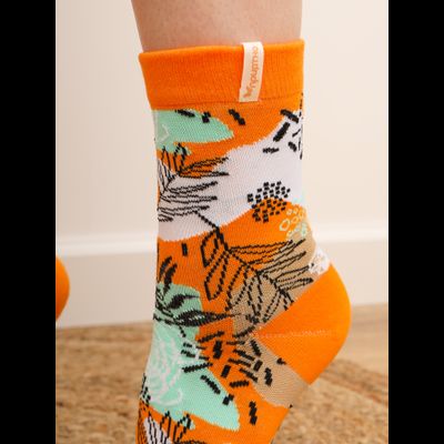 НОСКИ ПРИЯТНО "РЫЖИЕ ЛИСТЬЯ"