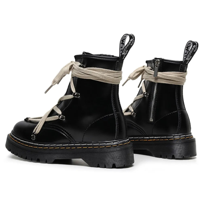 DR MARTENS RICK OWENS 1460 PENTAGRAM BOOTS DOUBLE STITCHING