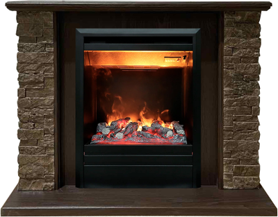 Электрокамин Кимберли AO M3 с очагом 3D Olympic