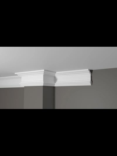 Потолочный плинтус с гладким профилем из дюрополимера Decor Dizayn(Декор Дизайн)-DD503 (100*50*2000)