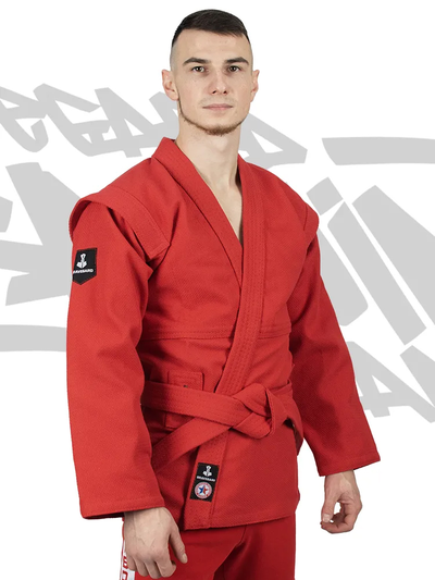 Куртка для самбо ВФС BRAVEGARD Ascend Тренинг красный