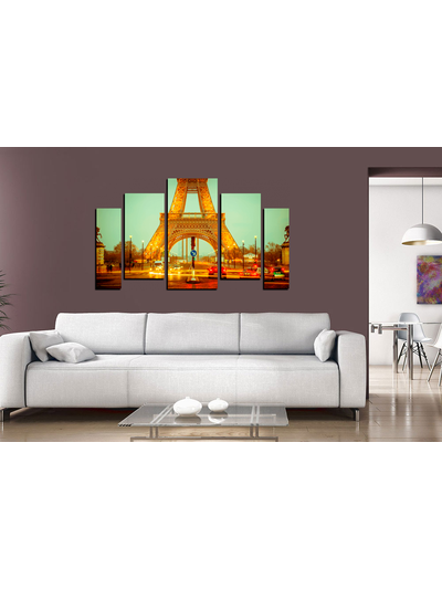 Модульная картина "Однажды в Париже"