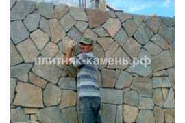 забор из натурального камня в Челябинске