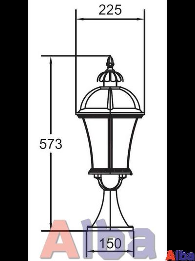Rome L 95204 Парковый светильник