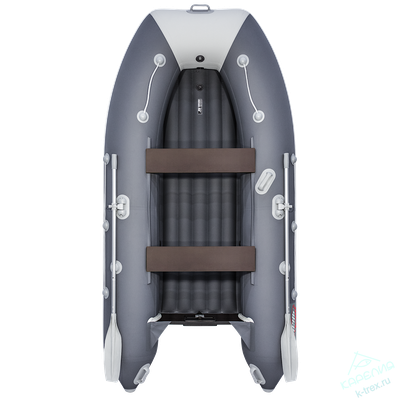 Лодка ПВХ Мастер Лодок Таймень LX3400НДНД Графит / Св.Серый
