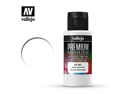 Vallejo: Полуматовый лак "Premium Color" - Satin Varnish (60 мл)