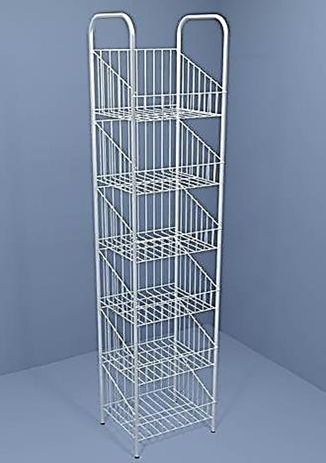Стеллаж КОЛОСОК 400мм с 6-ю корзинами